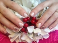 Gel polish and Konad stamping nail art